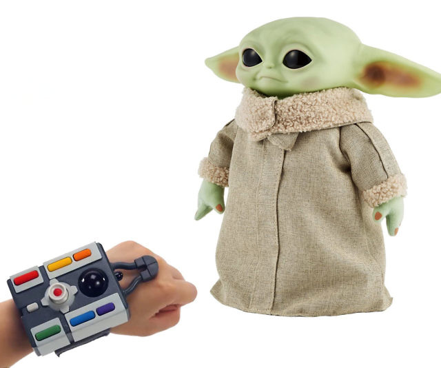 baby yoda remote control car