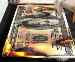 Read more about the article Burning $100 Bill Area Rug