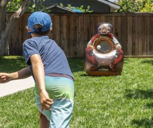 Read more about the article Inflatable Catcher Pitching Game
