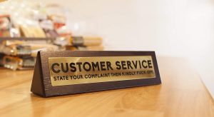 Read more about the article Customer Service – Kindly Fuck Off